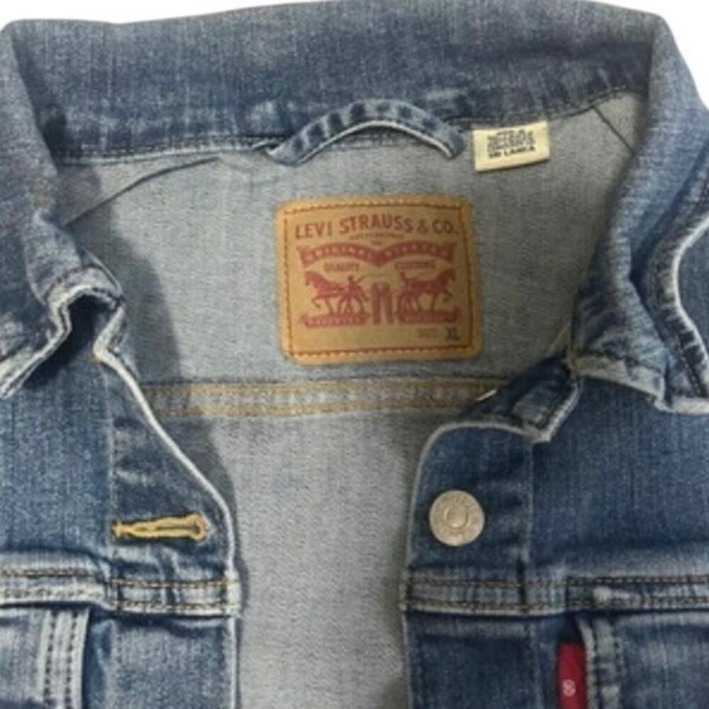 Levi’s Women's Original Trucker Jacket, Medium Wash, XL - Picture 5 of 5